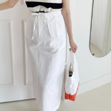 Tan Tan Long Ivory Skirt